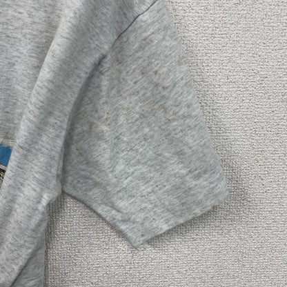 80s　SCREEN STARS BEST　半袖プリントTシャツ　ペリカン　ヴィンテージ　霜降りグレー　Lサイズ　
