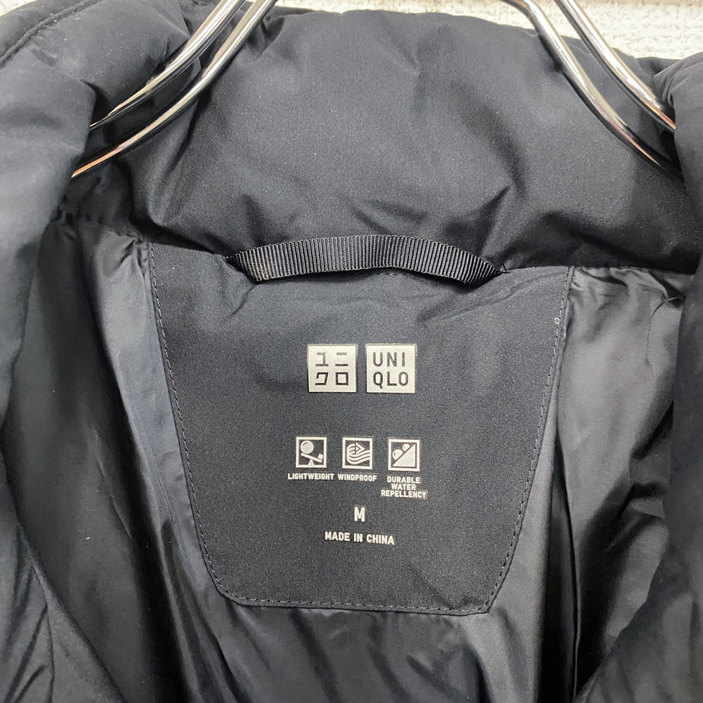 UNIQLO　ユニクロ　シームレスダウンコート　ダウン90%　紺　ネイビー　Mサイズ