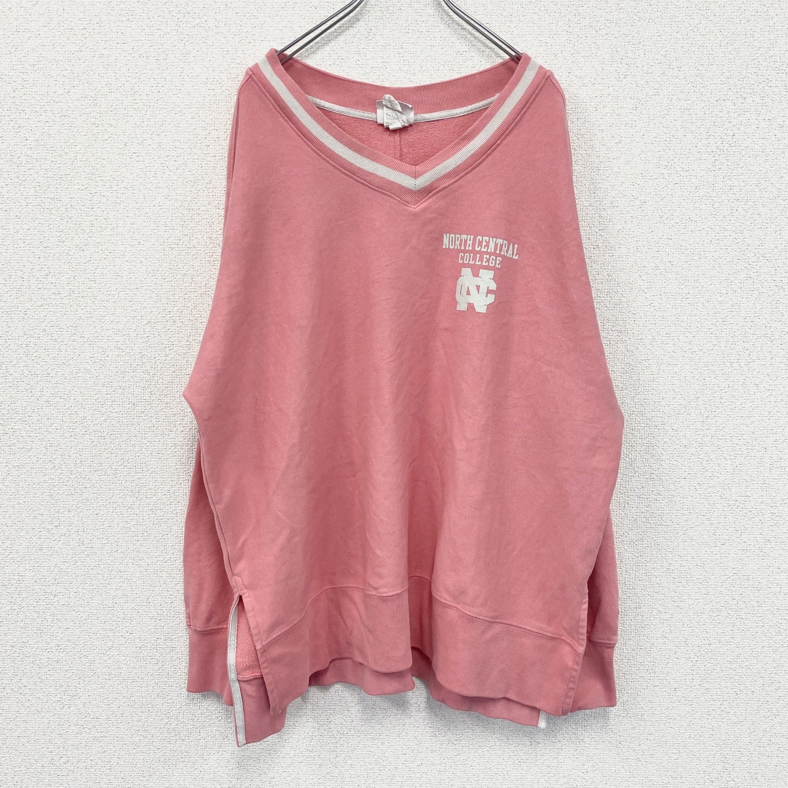 champion　チャンピオン　リバースウィーブ　スウェット/トレーナー　カレッジプリント　ピンク　Lサイズ