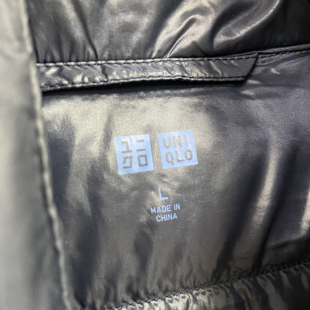 UNIQLO　ユニクロ　中綿ベスト　ダウン90%　紺　ネイビー　Lサイズ