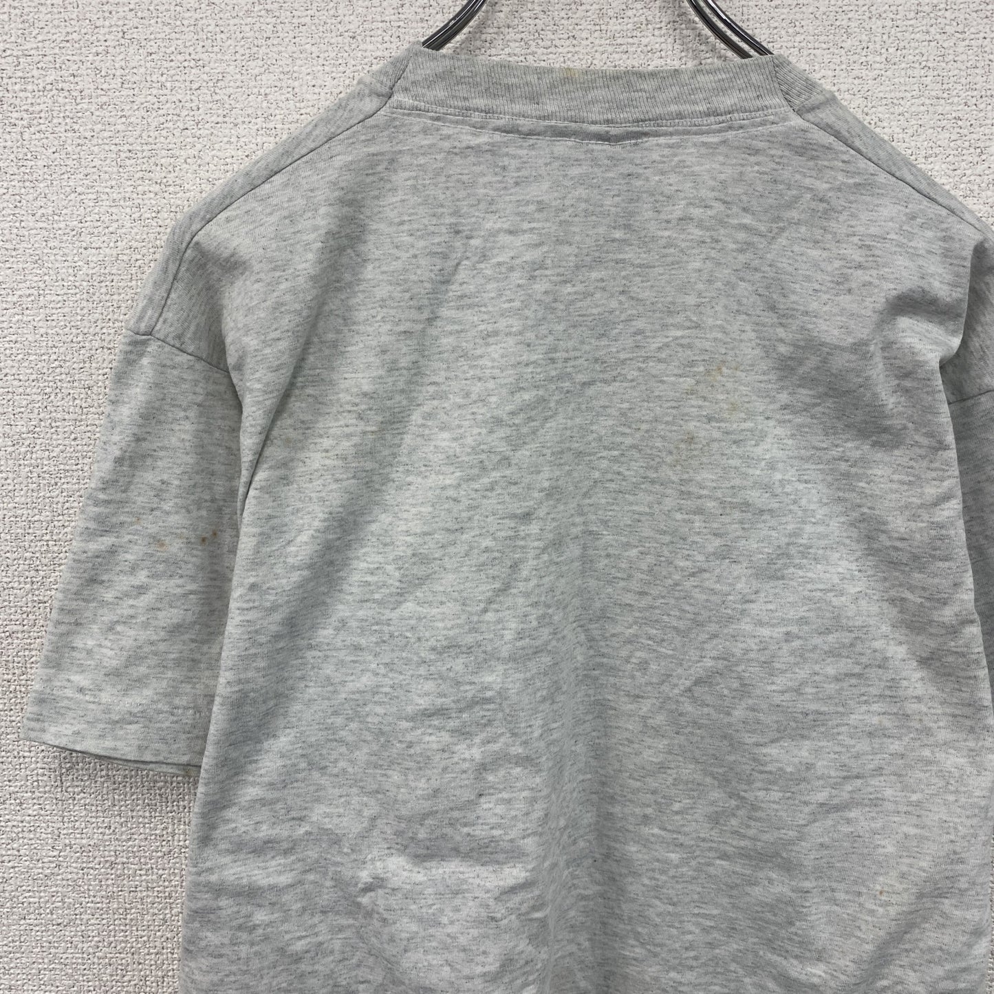 80s　SCREEN STARS BEST　半袖プリントTシャツ　ペリカン　ヴィンテージ　霜降りグレー　Lサイズ　