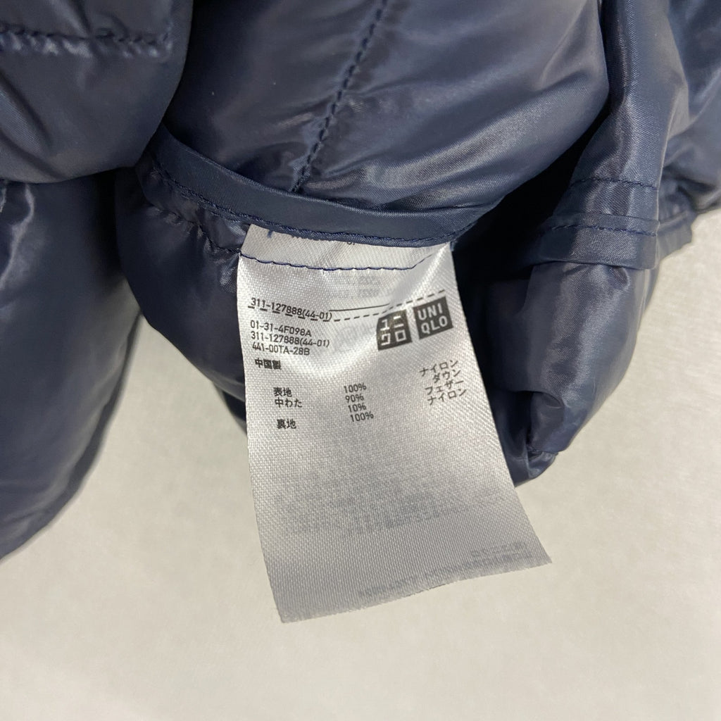 UNIQLO　ユニクロ　中綿ベスト　ダウン90%　紺　ネイビー　Lサイズ