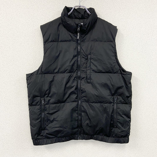 GAP　ギャップ　フルジップダウンベスト　ダウン80％　3つポケット　黒　ブラック　Lサイズ