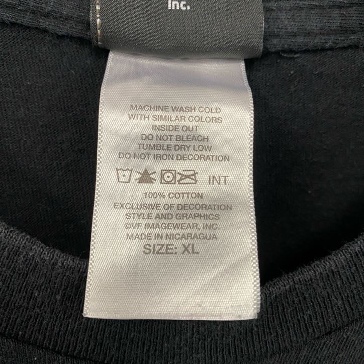 HARLEY DAVIDSON　ハーレーダビッドソン　半袖プリントTシャツ　黒　ブラック　XLサイズ