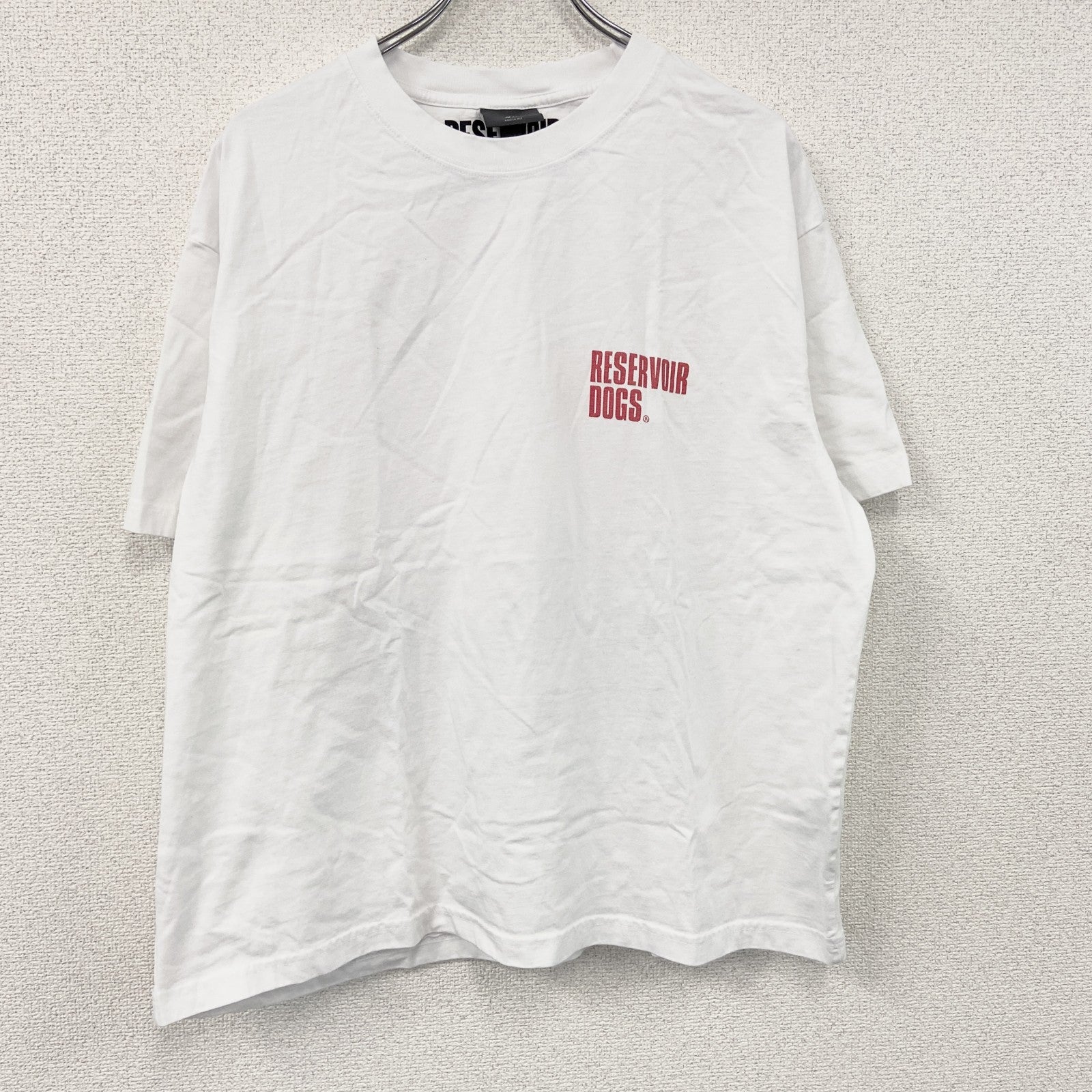 H&M　エイチアンドエム　RESERVOIR DOGS　レザボアドッグス　半袖プリントムービーTシャツ　白　ホワイト　XLサイズ