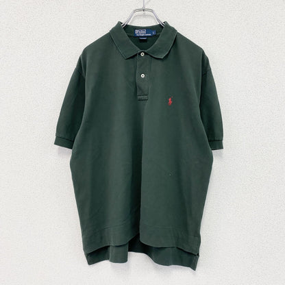 Polo by Ralph Lauren　ポロバイラルフローレン　半袖ポロシャツ　刺繡ロゴ　緑　グリーン　Lサイズ