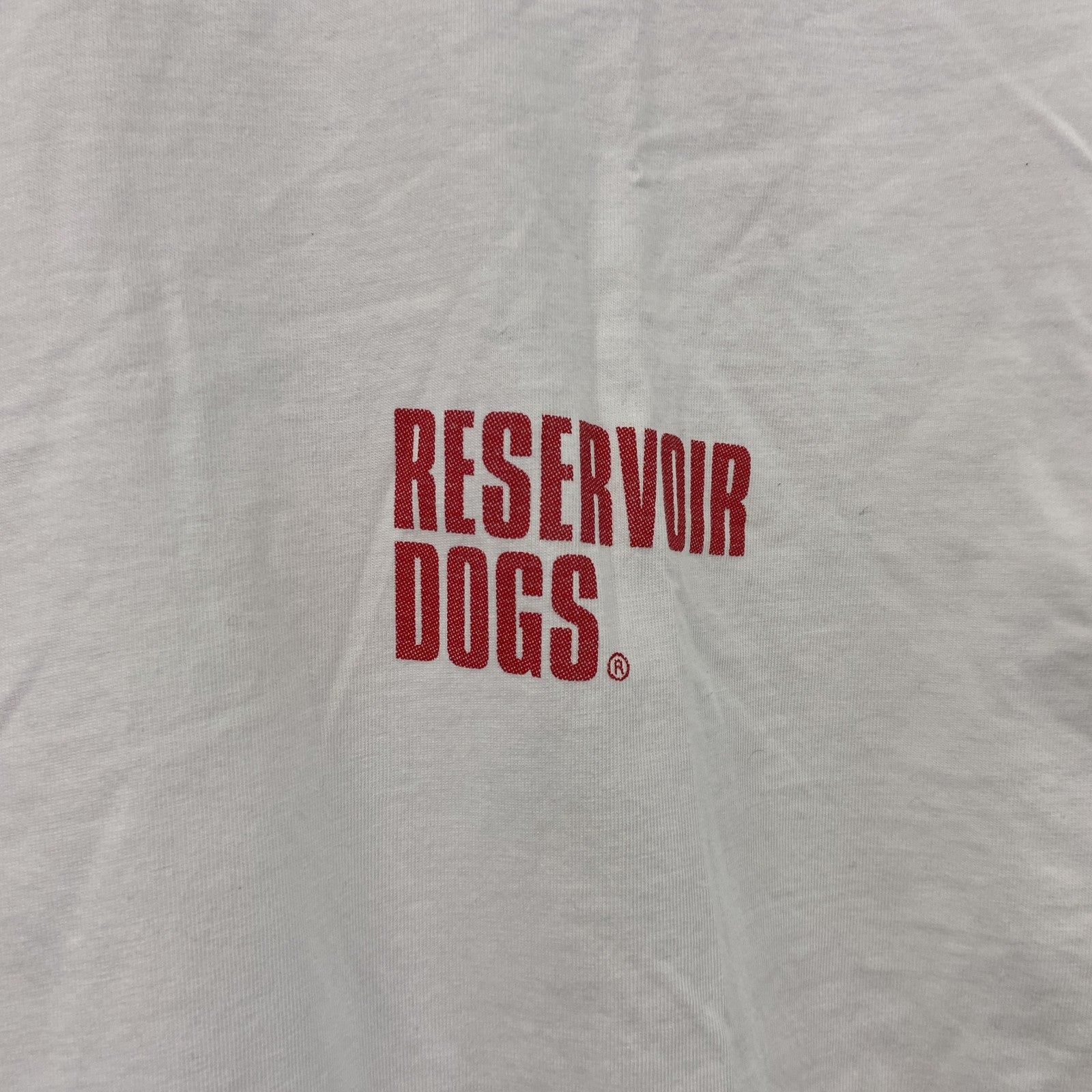 H&M　エイチアンドエム　RESERVOIR DOGS　レザボアドッグス　半袖プリントムービーTシャツ　白　ホワイト　XLサイズ