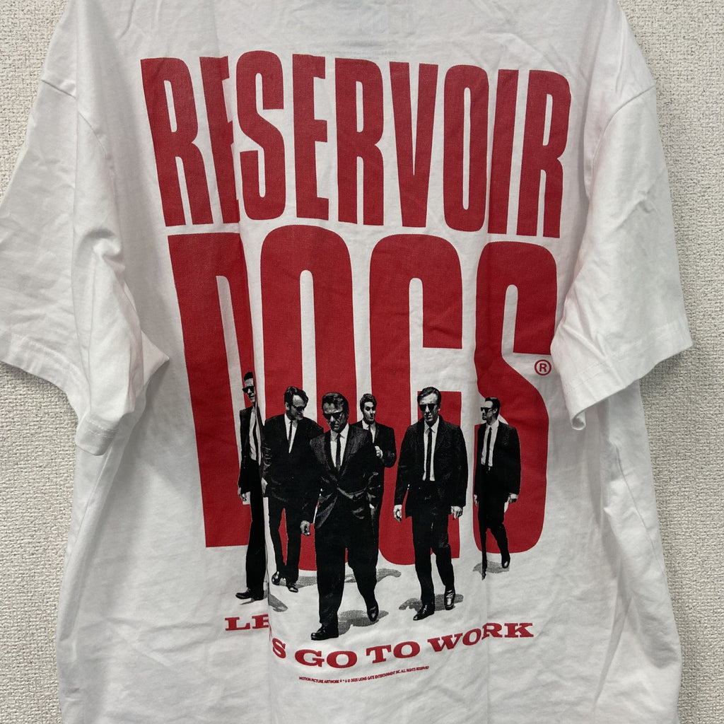 H&M　エイチアンドエム　RESERVOIR DOGS　レザボアドッグス　半袖プリントムービーTシャツ　白　ホワイト　XLサイズ