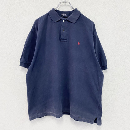 Polo by Ralph Lauren　ポロバイラルフローレン　半袖ポロシャツ　ワンポイントロゴ　紺　ネイビー　Mサイズ