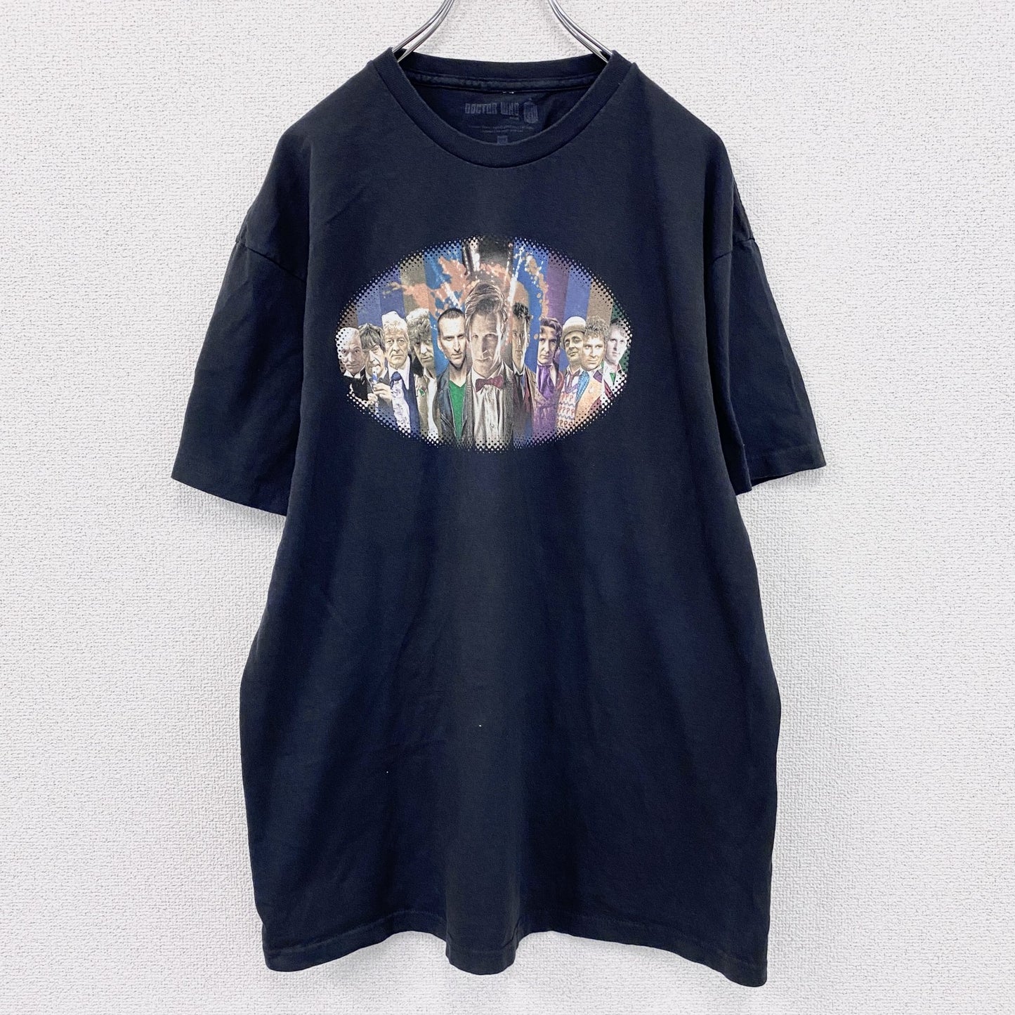 DOCTOR WHO　ドクターフー　半袖プリントTシャツ　ドラマT　黒　ブラック