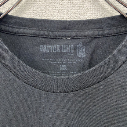 DOCTOR WHO　ドクターフー　半袖プリントTシャツ　ドラマT　黒　ブラック