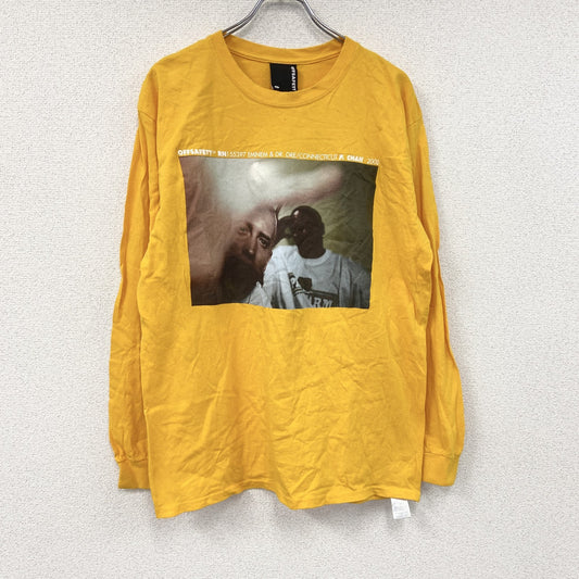 OFFSAFETY　オフセーフティー　Eminem　Dr.Dre　Paul Chan　長袖Tシャツ/ロンT　黄色　イエロー　Lサイズ