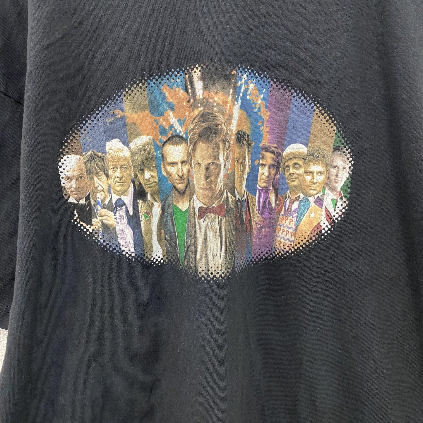 DOCTOR WHO　ドクターフー　半袖プリントTシャツ　ドラマT　黒　ブラック
