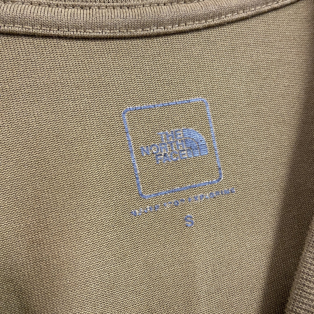 THE NORTH FACE　ザ・ノースフェイス　半袖プリントTシャツ　カーキブラウン　Sサイズ