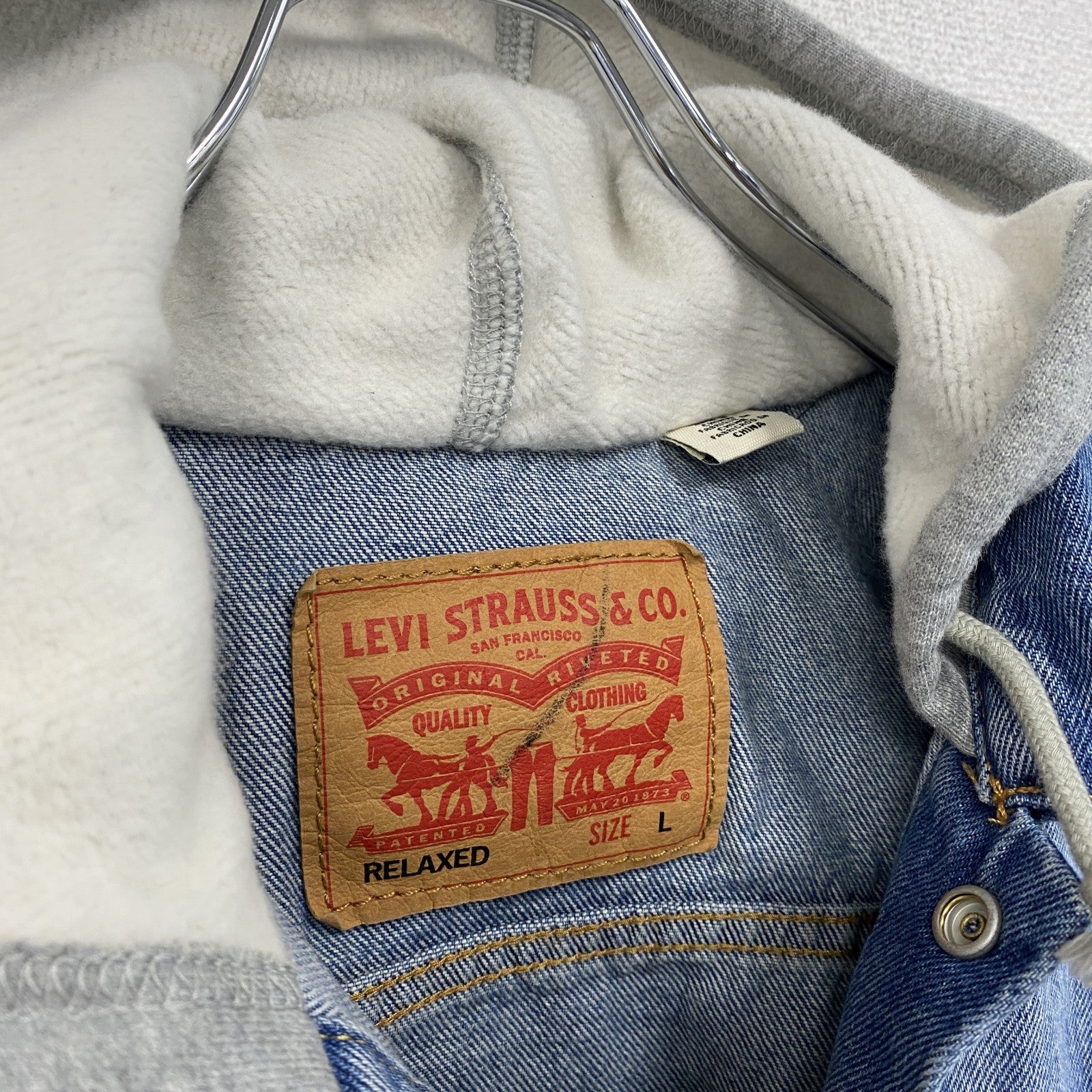 Levi's　リーバイス　デニムジャケット/Gジャン　インディゴ　Lサイズ