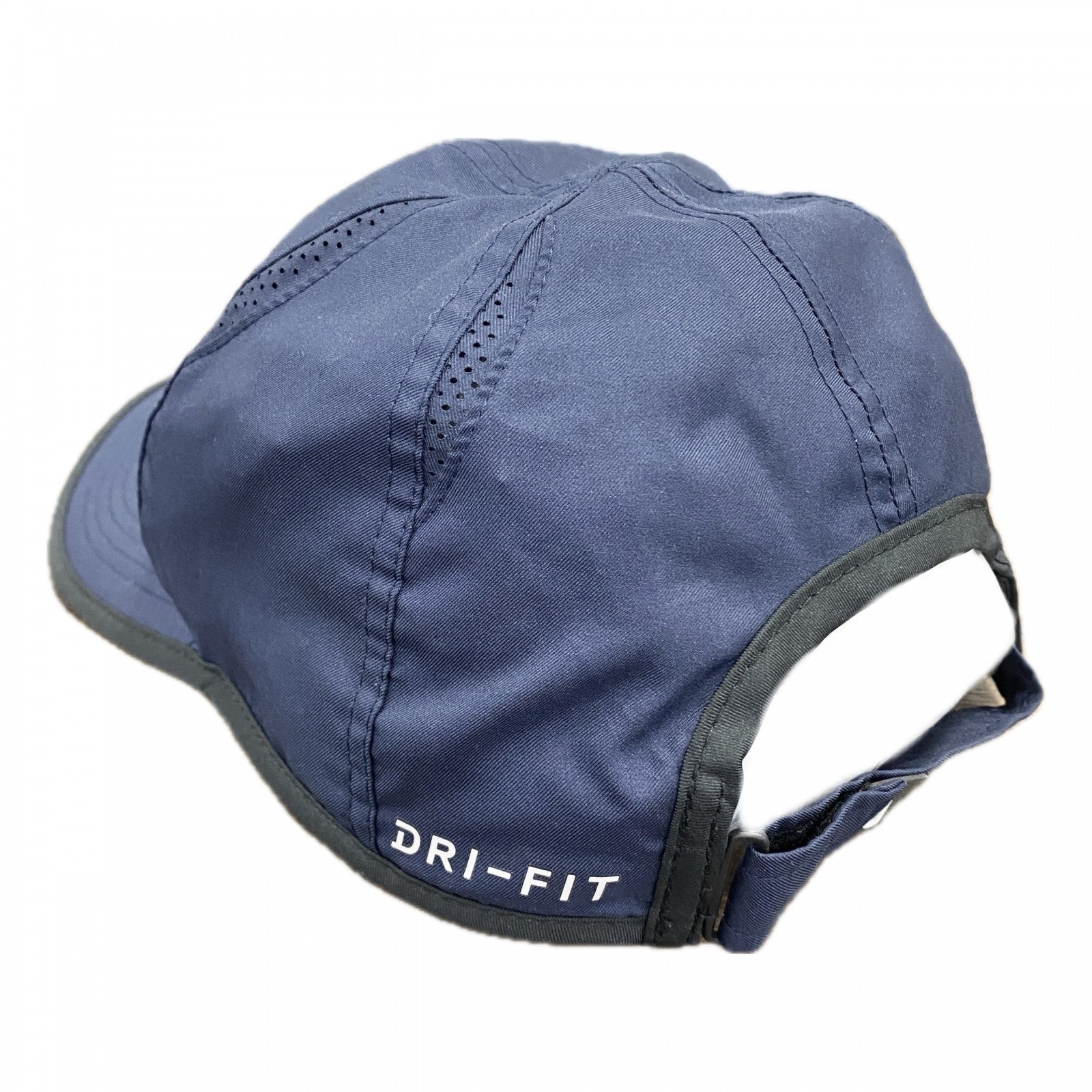 NIKE　ナイキ　DRI-FIT　6パネルキャップ　ジェットキャップ　紺　ネイビー　ONE SIZE