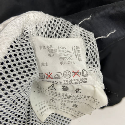 90s　adidas　アディダス　ナイロンジャケット　パフォーマンスロゴ　ヴィンテージ　黒　ブラック　Lサイズ
