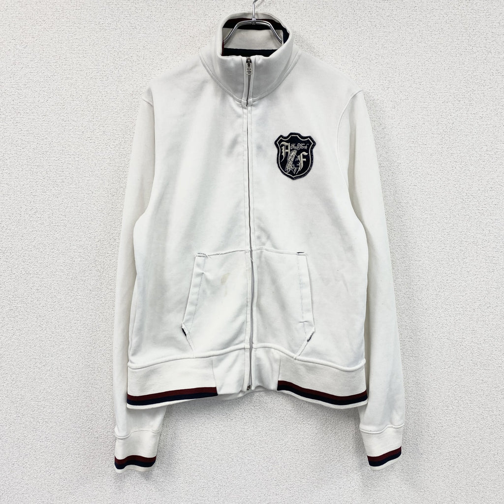 Abercrombie&Fitch　アバクロンビー&フィッチ　トラックジャケット/ジャージ　白　ホワイト　Mサイズ