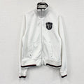 Abercrombie&Fitch　アバクロンビー&フィッチ　トラックジャケット/ジャージ　白　ホワイト　Mサイズ