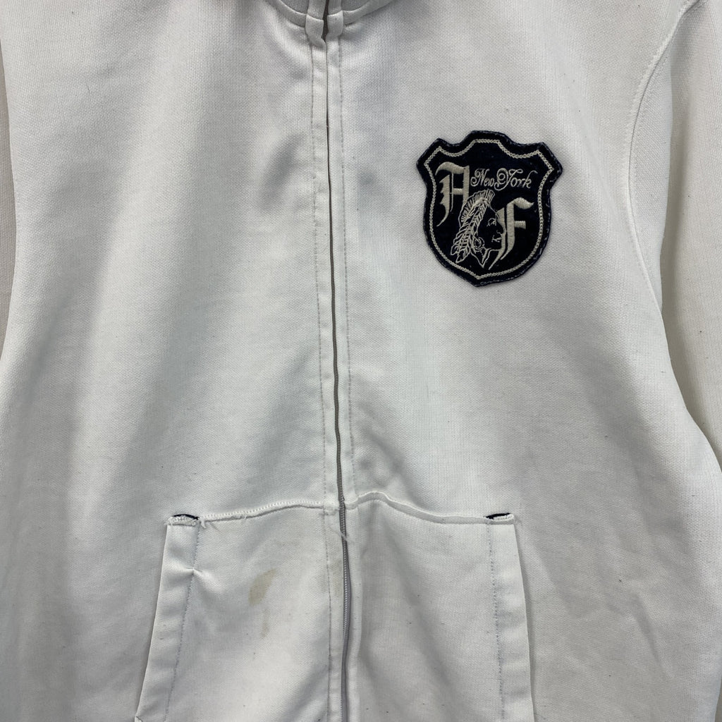 Abercrombie&Fitch　アバクロンビー&フィッチ　トラックジャケット/ジャージ　白　ホワイト　Mサイズ