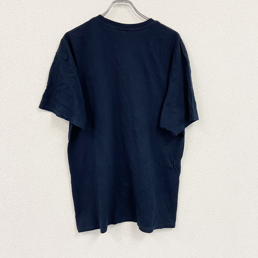 NYPD　ニューヨーク市警察　半袖プリントTシャツ　紺　ネイビー　XLサイズ
