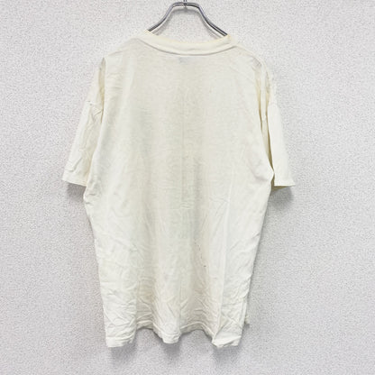 U.S COLLEGE　半袖プリントTシャツ　カレッジロゴ　シングルステッチ　白　ホワイト　Lサイズ