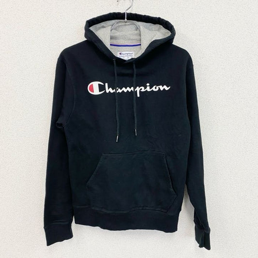 champion　チャンピオン　ロゴスウェットパーカー/フーディ　黒　ブラック　Lサイズ