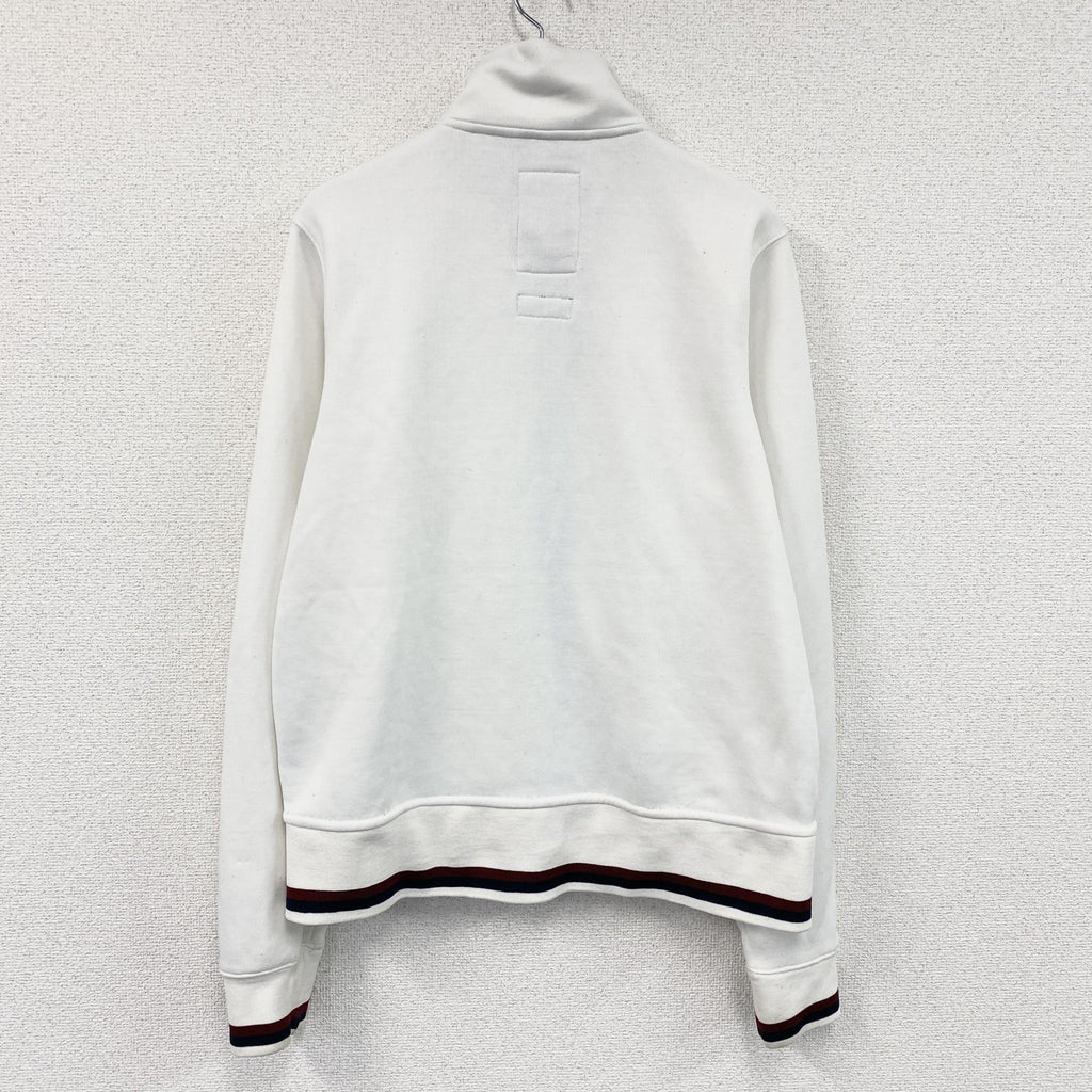 Abercrombie&Fitch　アバクロンビー&フィッチ　トラックジャケット/ジャージ　白　ホワイト　Mサイズ