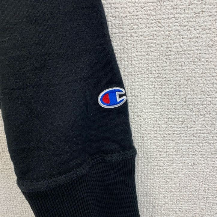 champion　チャンピオン　ロゴスウェットパーカー/フーディ　黒　ブラック　Lサイズ