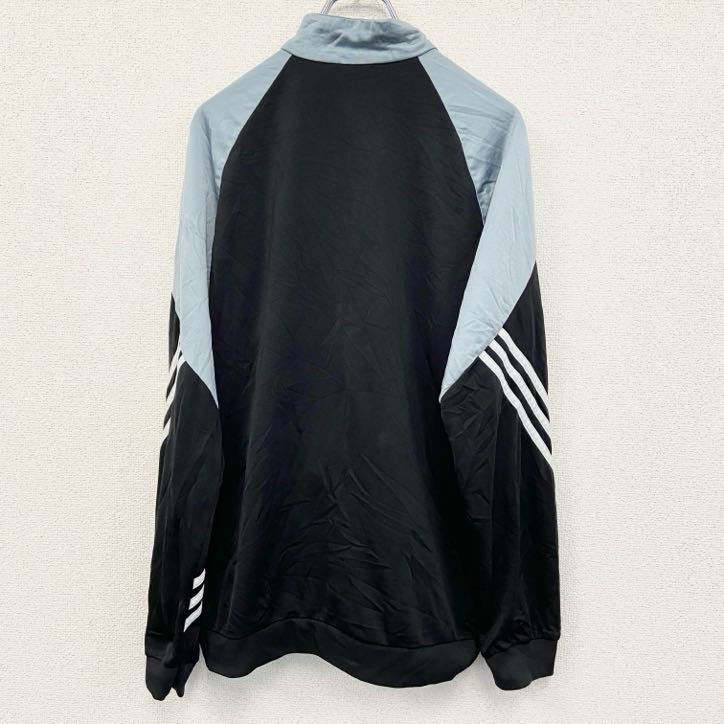 古着 used　adidas　アディダス　トラックジャケット/ジャージ　黒　ブラック　Lサイズ