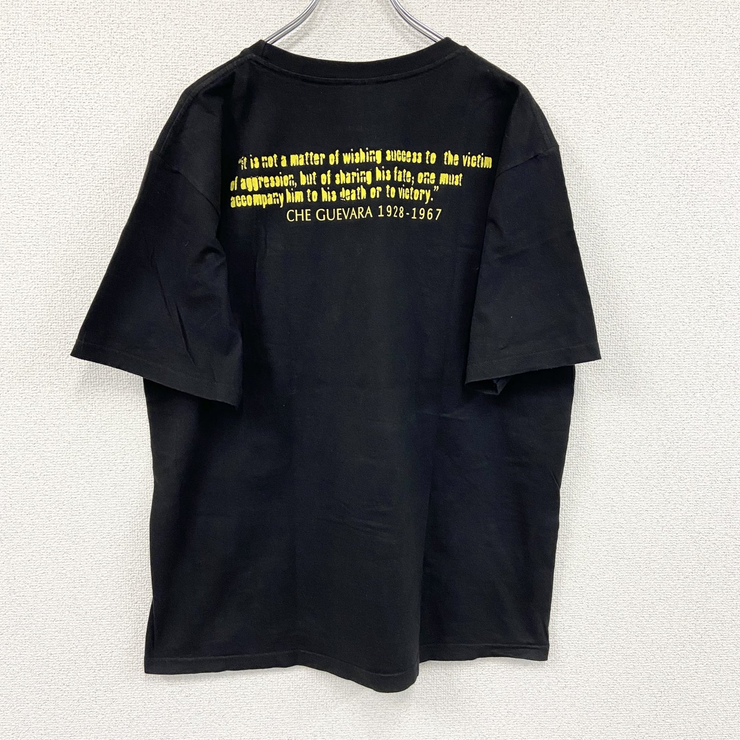 00s～　GTS　Ernesto Guevara　チェ・ゲバラ　半袖プリントTシャツ　人物T　ヴィンテージ　黒　ブラック　Lサイズ