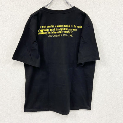 00s～　GTS　Ernesto Guevara　チェ・ゲバラ　半袖プリントTシャツ　人物T　ヴィンテージ　黒　ブラック　Lサイズ