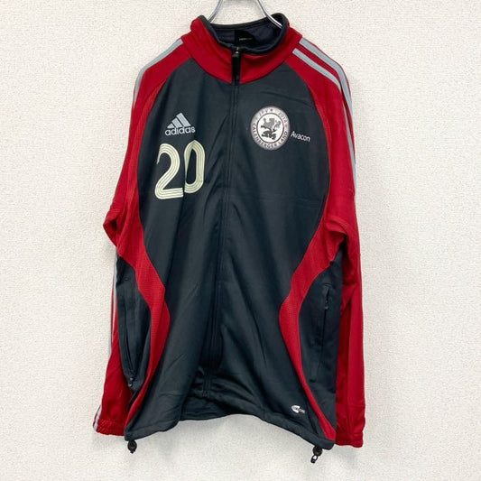 古着 used　adidas　アディダス　トラックジャケット/ジャージ　黒　ブラック　Lサイズ