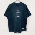 DOUBLE HARD　ダブルハード　半袖プリントTシャツ　黒　ブラック　Lサイズ