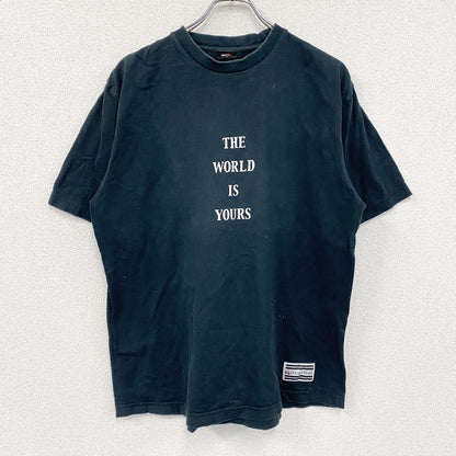 DOUBLE HARD　ダブルハード　半袖プリントTシャツ　黒　ブラック　Lサイズ