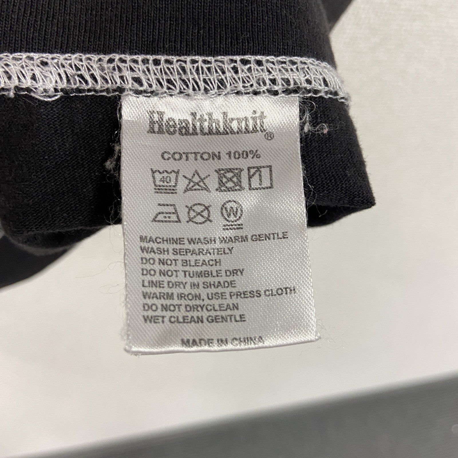 Healthknit JOURNAL STANDARD　ジャーナルスタンダード　半袖Tシャツ　ヘンリーネック　黒　ブラック　Mサイズ
