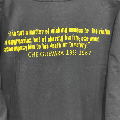 00s～　GTS　Ernesto Guevara　チェ・ゲバラ　半袖プリントTシャツ　人物T　ヴィンテージ　黒　ブラック　Lサイズ