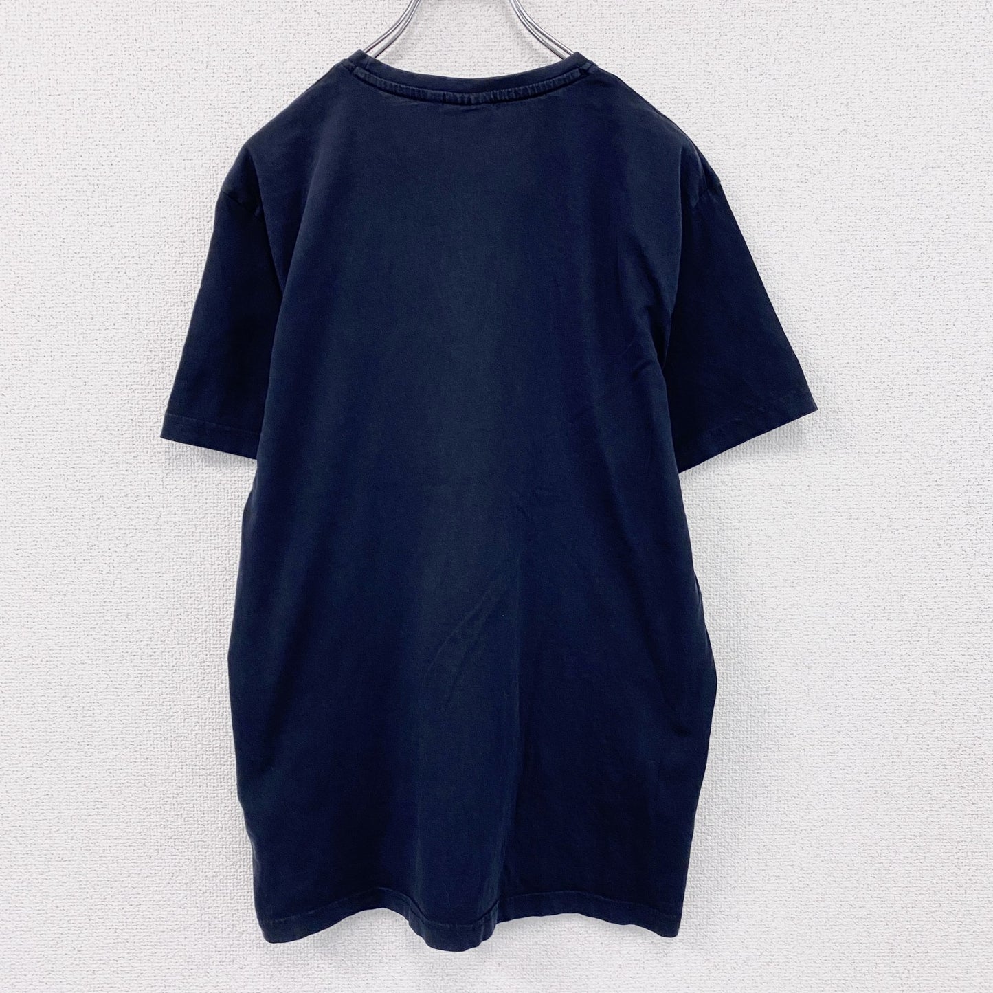 CROPP Design Unit　半袖プリントTシャツ　メッセージT　スピーカーボーイ　紺　ネイビー　Lサイズ
