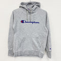 champion　チャンピオン　ロゴスウェットパーカー/フーディ　灰色　グレー　Lサイズ