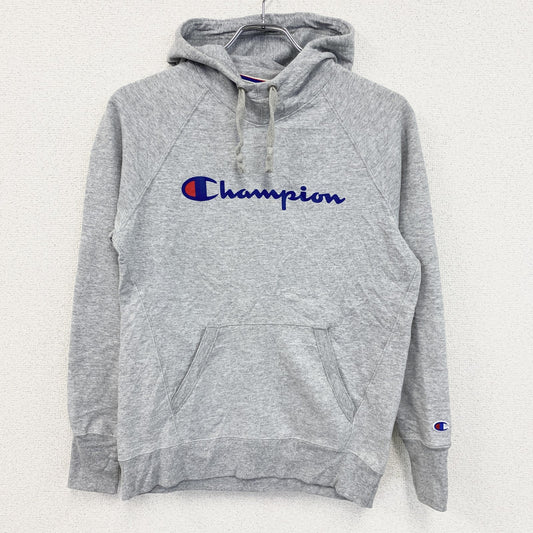 champion　チャンピオン　ロゴスウェットパーカー/フーディ　灰色　グレー　Lサイズ