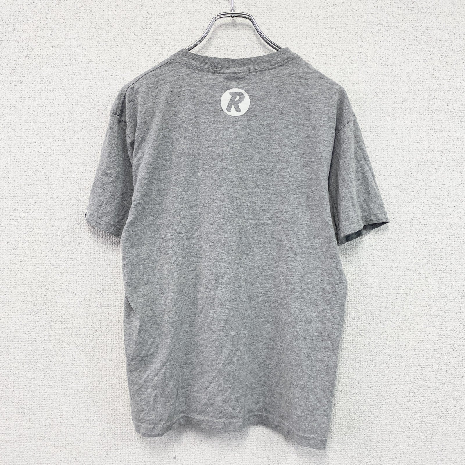 RESONATE GOODENOUGH　リゾネイトグッドイナフ　半袖プリントTシャツ　シングルステッチ　グレー　Mサイズ