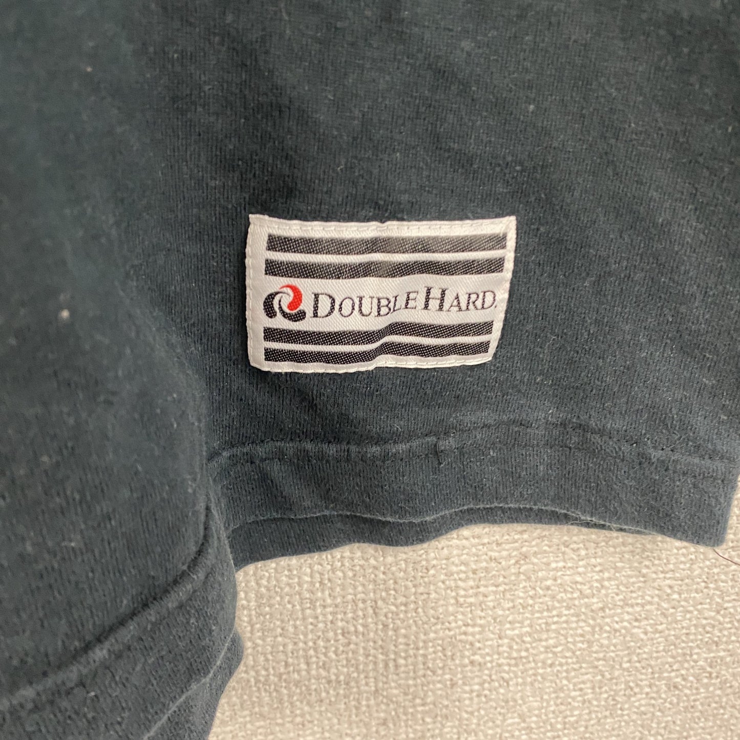 DOUBLE HARD　ダブルハード　半袖プリントTシャツ　黒　ブラック　Lサイズ