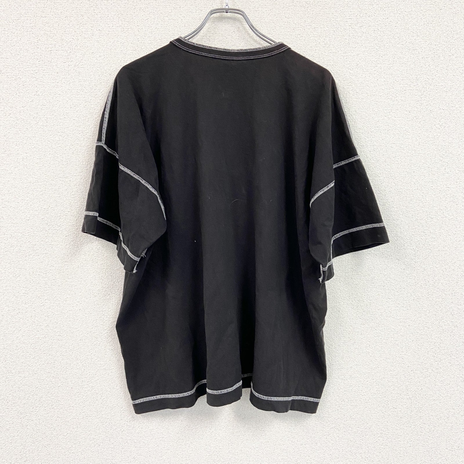 Healthknit JOURNAL STANDARD　ジャーナルスタンダード　半袖Tシャツ　ヘンリーネック　黒　ブラック　Mサイズ