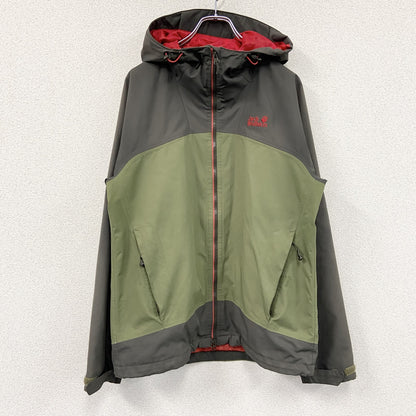 Jack Wolfskin　ジャックウルフスキン　マウンテンパーカー　ウィンドブレーカー　カーキ　Mサイズ