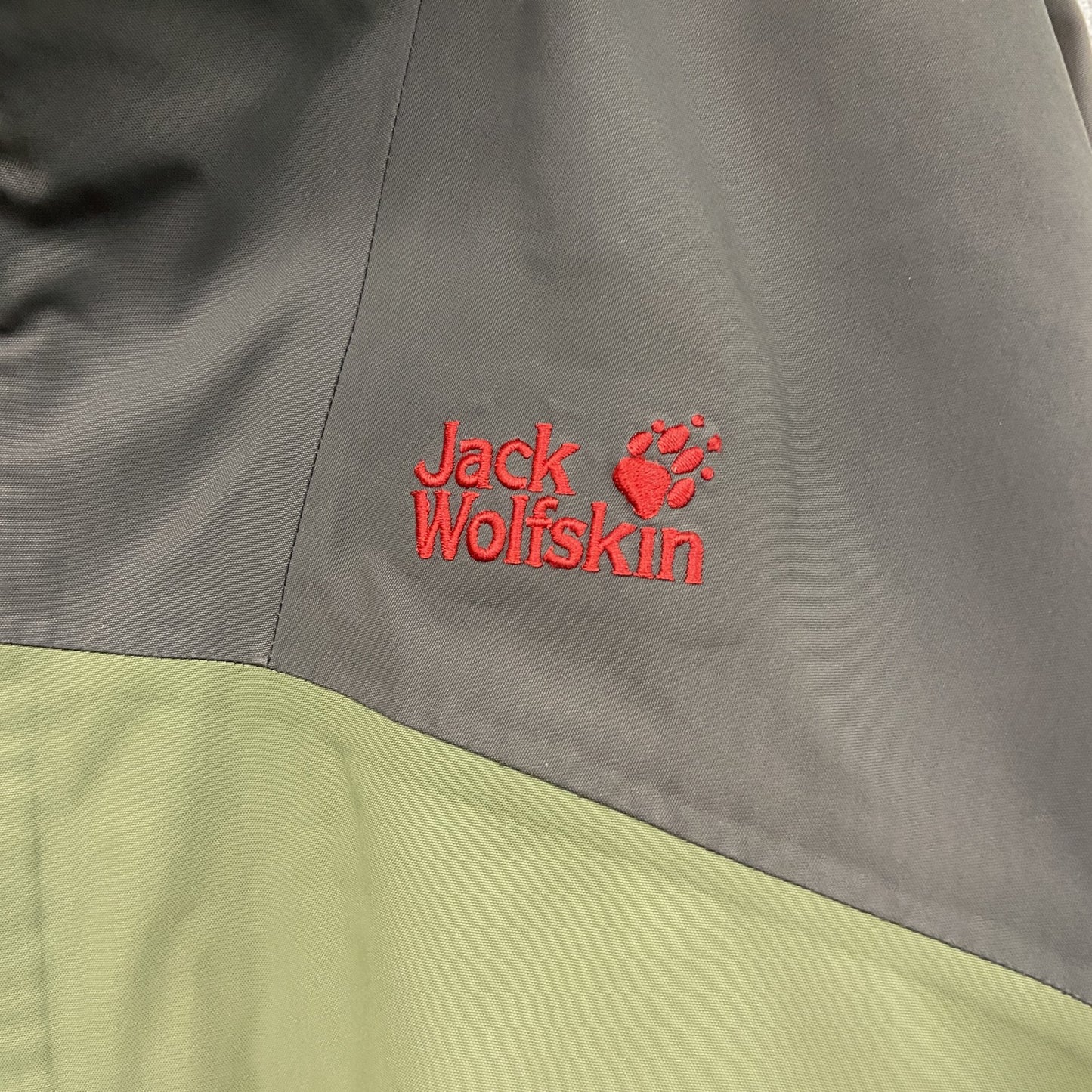 Jack Wolfskin　ジャックウルフスキン　マウンテンパーカー　ウィンドブレーカー　カーキ　Mサイズ
