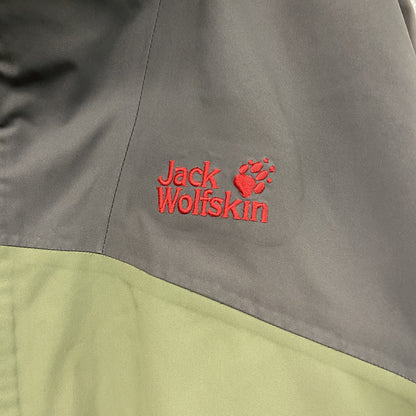 Jack Wolfskin　ジャックウルフスキン　マウンテンパーカー　ウィンドブレーカー　カーキ　Mサイズ