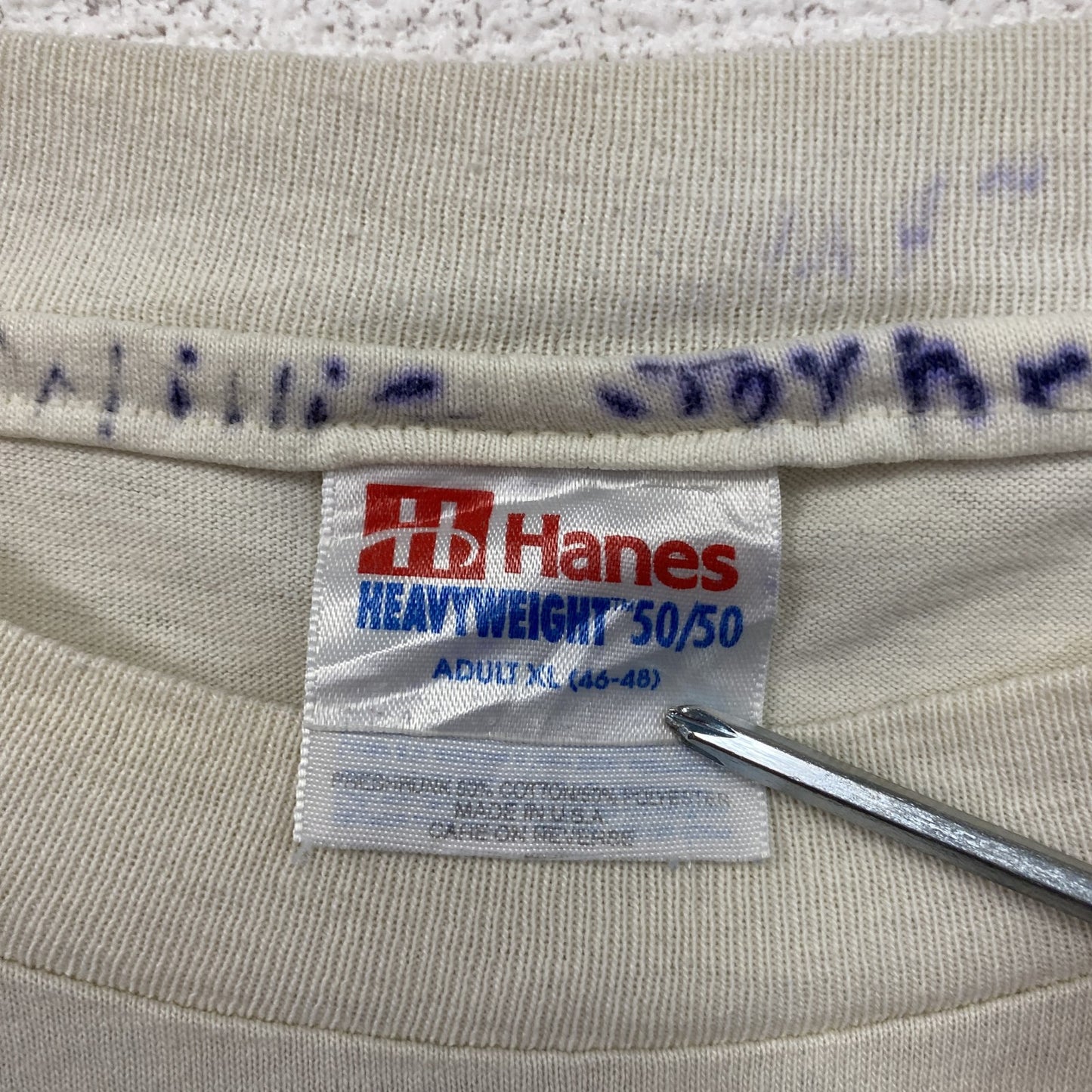 90s　Hanes　ヘインズ　半袖プリントTシャツ　アニマルT　鳥　ヴィンテージ　白　ホワイト　XLサイズ