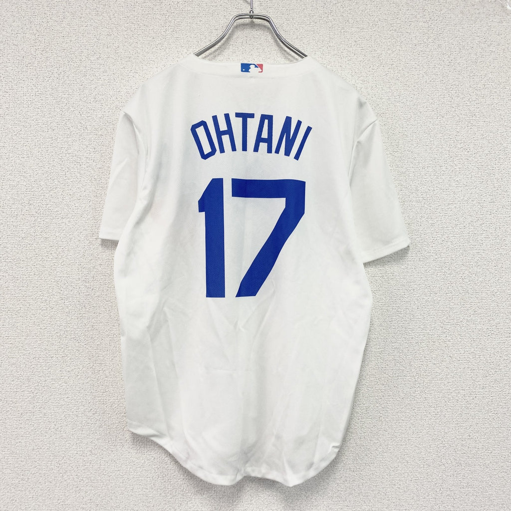 Dodgers　ドジャース　OHTANI　大谷翔平　半袖Tシャツ　ユニフォーム　白　ホワイト　Mサイズ