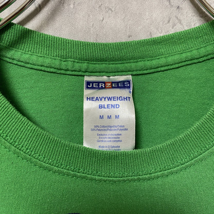古着 used　アメフト　PATRICK McDonald 2011　半袖プリントTシャツ　スポーツ　グリーン　レトロ　Mサイズ