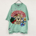 GALFY　ガルフィー　半袖プリントTシャツ　ミントグリーン　XLサイズ　